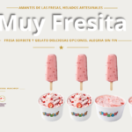 Combo Muy Fresita Munchpop - 2 gelatos de fresas con crema, 2 sorbetes y 4 paletas artesanales de fresa natural de Tecpán por Q125 con envío gratis